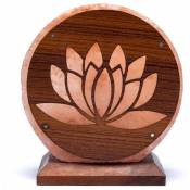 Zen Et Ethnique - Lampe de sel Lotus