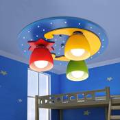 Ali pour enfants Chambre Plafonnier Creative Circulaire Xingyue éclairage Garçons Filles Lampes Chambre