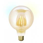 Ampoule led à filament ambré Globe 125 mm E27 806Lm