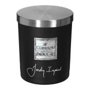 Atmosphera - Bougie parfumée Loyd jasmin muguet 210g créateur d'intérieur - Noir