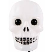 Ensoleille - Halloween Skull Lights 4 Couleurs Clignotant Fantôme Squelette Lumières Alimenté Par Batterie Spooky Skull Light Lumières Décoratives