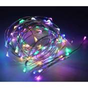 Guirlande LED lumineuse Fil de cuivre LED fairy lights (10m) - Multicolore