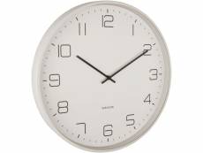 Horloge en métal lofty 40 cm gris