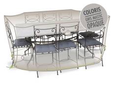 Housse de protection Cover Line pour table rectangulaire + 10 chaises - 290 x 130 x 70 cm - Jardiline