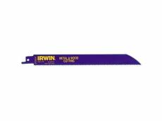Irwin - 5 lames de scie sabre 110r bi-métal pour bois