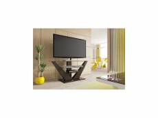 Meuble tv design avec leds 140 x 53,5 x 65 cm - marron 4335