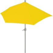 Parasol demi-rond Parla, demi-parasol balcon, uv 50+