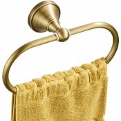 Porte-serviettes ovale en laiton antique porte-serviettes porte-serviettes pour salle de bain accessoires de cuisine support mural en bronze brossé