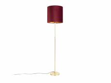 Qazqa led lampadaires parte fl - rouge - classique/antique - d 400mm