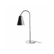 Rendl Light - Lampe à poser chromée noire garbo 230V E27 28W