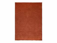 Reversible effect - tapis réversible terra cotta/rouge 120x170