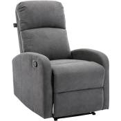 Svita - lex Fauteuil de relaxation Fauteuil tv repose-jambes Fonction chaise longue Chaise gris clair