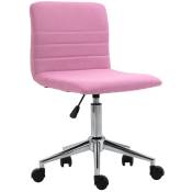 Svita - linus Chaise de bureau pour enfants Chaise pivotante Chaise de bureau chambre d'enfant Tissu rose