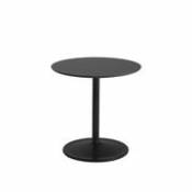 Table d'appoint Soft / Ø 48 x H 48 cm - Stratifié - Muuto noir en bois