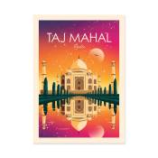 TAJ MAHAL INDIA - STUDIO INCEPTION - Affiche d'art 50 x 70 cm