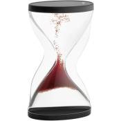 Tfa Dostmann - Sablier 18.6004.05 verre acrylique transparent, rouge, noir