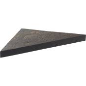U-tile - Etagère d'angle en pierre naturelle - 24 x 24 cm x 2,4 cm d'épaisseur - ardoise