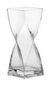 Vase Swirl H 25 cm - Leonardo transparent en verre