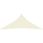 Voile d'ombrage 160 g/m² Crème 5x7x7 m pehd - Inlife