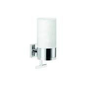 40408 deluxxe distributeur de savon, adhésif, métal chromé finition brillante, design moderne, garanti inoxydable, 192MM x - Tesa