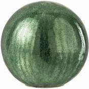 Boule led verre vert large h. 19cm - Vert