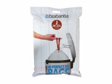 Brabantia perfectfit 20-25l 40x sac poubelle type j