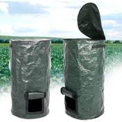 Composteur,2 Pièces Sacs de Compost - Bacs de Compost