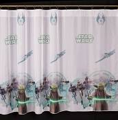 Disney Star Wars Voile Net Curtain 150 cm Width x 145