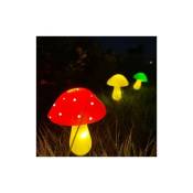 Groofoo - Guirlande lumineuse solaire champignon éclairage