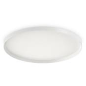 Ideal Lux - Décoratif Rond Simple Flush Blanc, 3000K