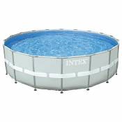 INTEX Kit piscine tubulaire Ultra Frame ronde 5,49