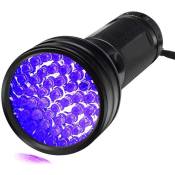 Lampe de poche lampe UV à lumière noire, détecteur