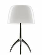 Lampe de table Lumière Piccola / Variateur - H 35 cm - Foscarini blanc en métal