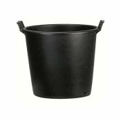 Nuova Pasquini E Bini Spa - Pot rond noir à poignée 65L - Ø 55/50 x 41 cm