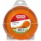 Oregon - Fil de coupe Coloured Line Orange, épaisseur de fil 2,4 mm, longueur 88 m