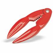 Pince casse-pattes homard en aluminium rouge l 14 cm
