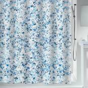 Rideau de douche Polyester vision 120x200cm Bleu & Blanc Spirella Bleu