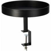 Table d'appoint avec pince pour fixation à la table - ø 28 cm - Support de table déco
