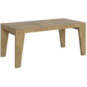 Table rectangulaire extensible 8 à 14 personnes L 180 à 284cm bois clair Naxo