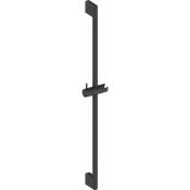 Universal Barre de douche Noir mat 70 cm avec support de douchette réglable en hauteur - Duravit