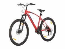 Vidaxl vélo de montagne 21 vitesses roues 29 pouces cadre 48 cm rouge 3067210