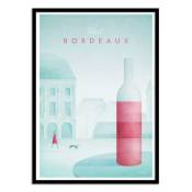 Affiche 30x40 cm et cadre noir - Visit Bordeaux - Henry