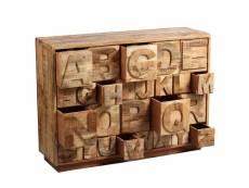 Alphabet - meuble de rangement 26 tiroirs