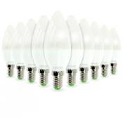 Arum Lighting - Lot de 10 Ampoules led E14 6W Rendu 40W 420LM Température de Couleur: Blanc chaud 2700K