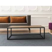 Azura Home Design - Table basse maray bois et noir