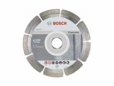Bosch 2608603241 disque à tronçonner diamanté pour béton, argent, 150 x 22,23 mm 2608603241