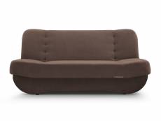 Canapé avec fonction de couchage, conteneur de literie avec coutures décoratives, intérieur moderne, style moderne, canapé-lit pour jeunes vivant-dorm