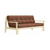 Canapé-lit marron argile Unwind - Karup Design