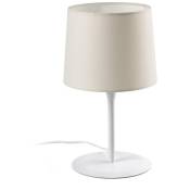 Faro Barcelona - conga Lampe de table blanc/beige 64310-05