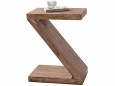 Finebuy table d'appoint bois massif 44 x 59 x 30 cm